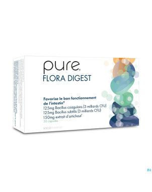 Pure flora digest    caps 30 remplace 3878-998