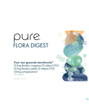 Pure flora digest    caps 30 remplace 3878-998