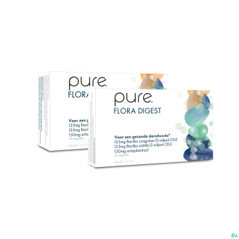 Pure flora digest    caps 30 remplace 3878-998