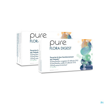 Pure flora digest    caps 30 remplace 3878-998
