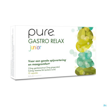 Pure gastro relax junior    caps 10