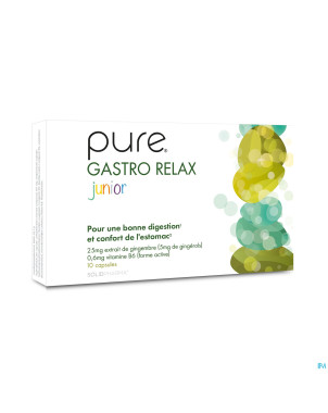 Pure gastro relax junior    caps 10