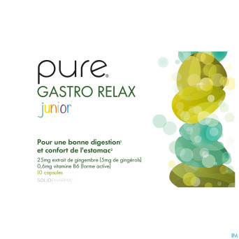 Pure gastro relax junior    caps 10