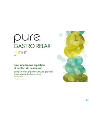 Pure gastro relax junior    caps 10