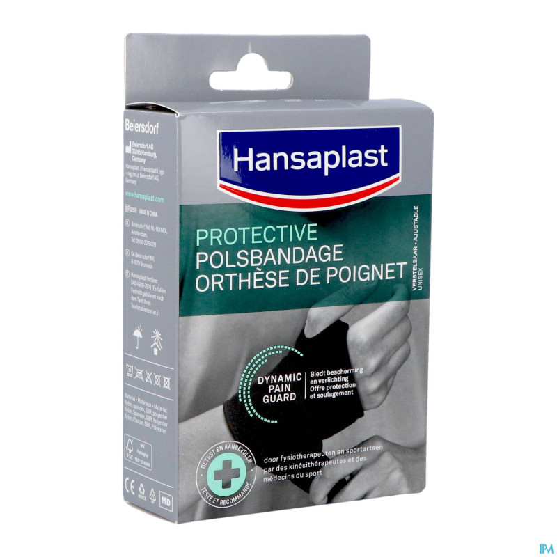 Hansaplast bandage poignet ajustable taille unique