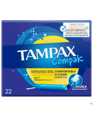 Tampax compak regular tampons    22