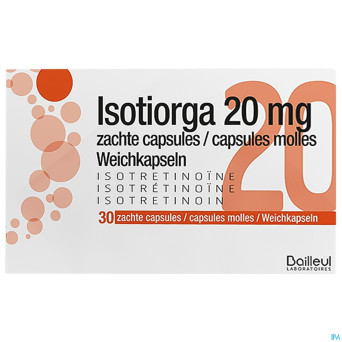Isotiorga 20mg caps molle 30