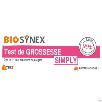 Biosynex test grossesse duo simply    2