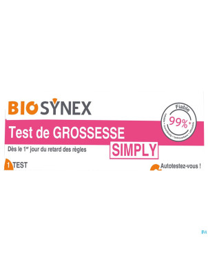 Biosynex test grossesse duo simply    2