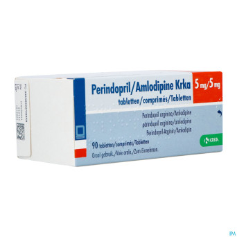 Perindopril/amlodipine krka 5mg/5mg    comp  90