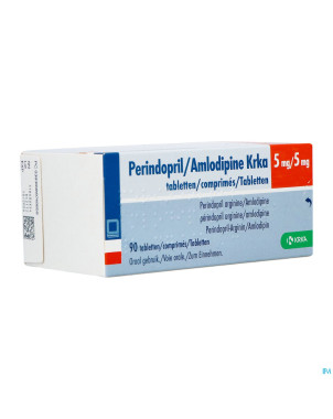 Perindopril/amlodipine krka 5mg/5mg    comp  90