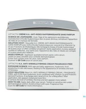 Vichy liftactiv a/rides raffermissante s/parf 50ml