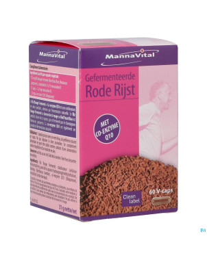 Mannavital riz rouge fermente    v-caps 60