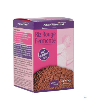 Mannavital riz rouge fermente    v-caps 60