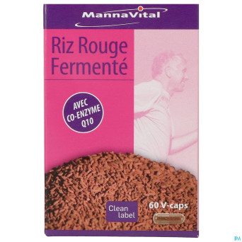 Mannavital riz rouge fermente    v-caps 60