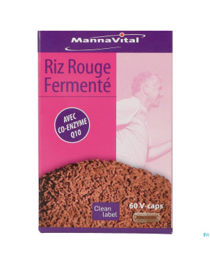 Mannavital riz rouge fermente    v-caps 60