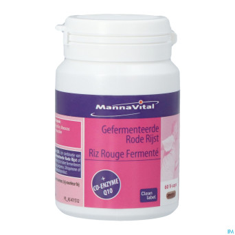 Mannavital riz rouge fermente    v-caps 60
