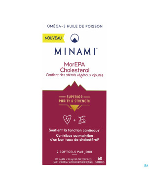 Minami morepa cholesterol   caps 60