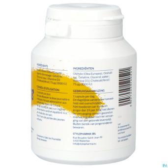 Vit4you vitamine d3 3000 iu pearls 180