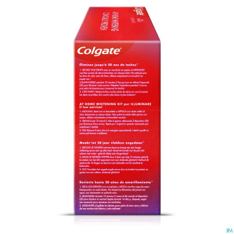 Colgate max white kit blancheur led    2 prod.