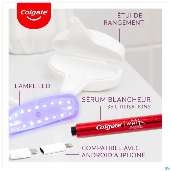 Colgate max white kit blancheur led    2 prod.