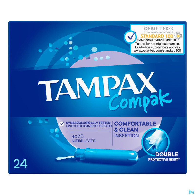 Tampax compak lites    24