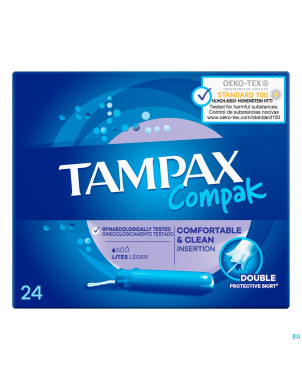 Tampax compak lites    24