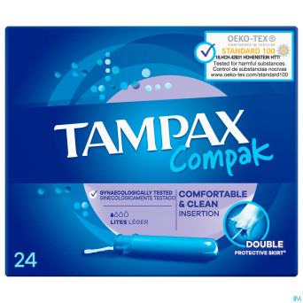 Tampax compak lites    24