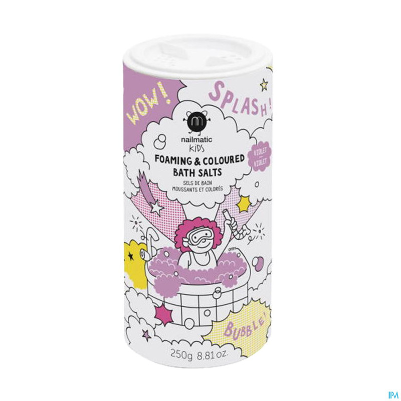 Nailmatic sels bains colores&moussant violet  250g