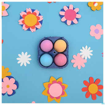 Nailmatic kids boule bain oeufs panaches    4x60g