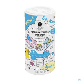Nailmatic kids sels bain colores&mouss. bleu  250g
