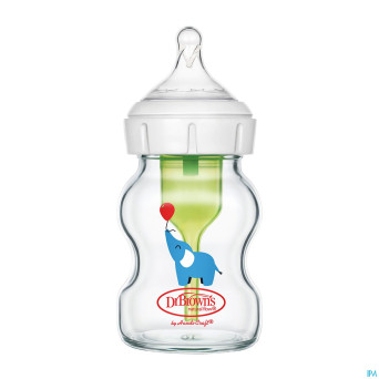 Dr. brown's options+biberon col l elephant   150ml