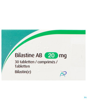 Bilastine ab 20mg    comp 30 x 20mg
