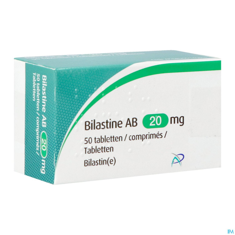 Bilastine ab 20mg    comp 50 x 20mg