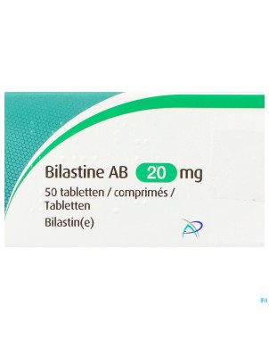 Bilastine ab 20mg    comp 50 x 20mg