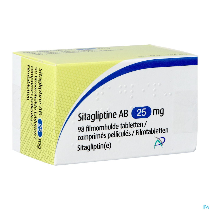 Sitagliptine ab 25mg    comp pell 98 x 25mg