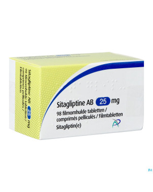 Sitagliptine ab 25mg    comp pell 98 x 25mg