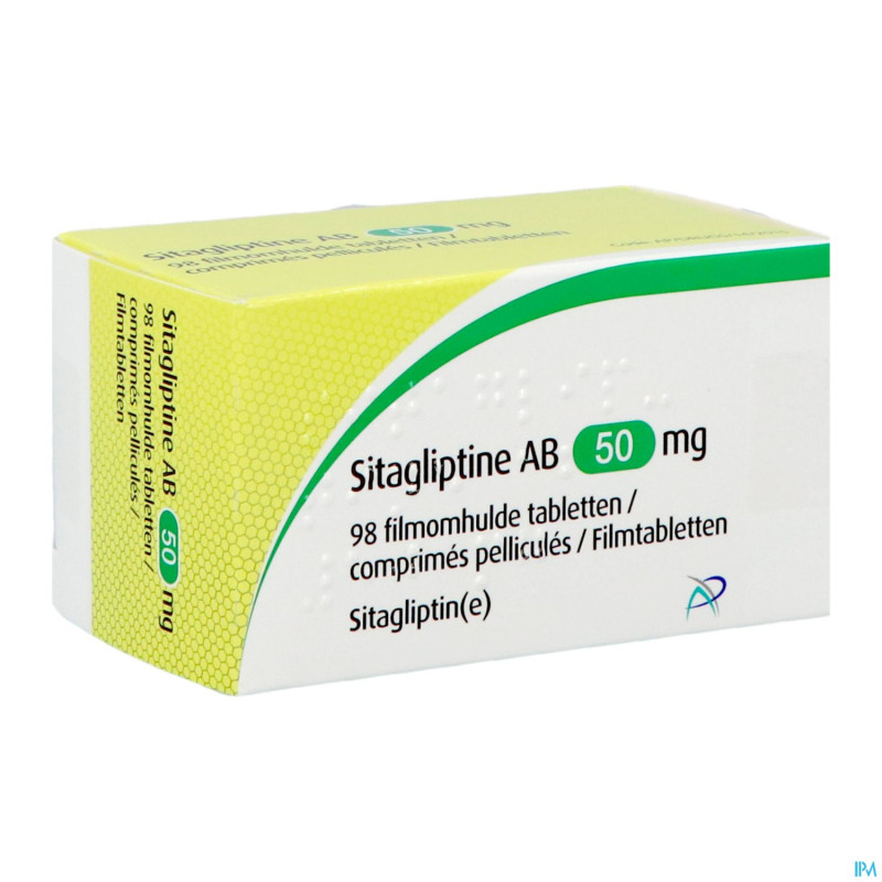 Sitagliptine ab 50mg    comp pell 98 x 50mg