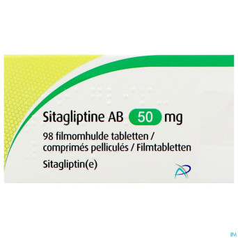 Sitagliptine ab 50mg    comp pell 98 x 50mg