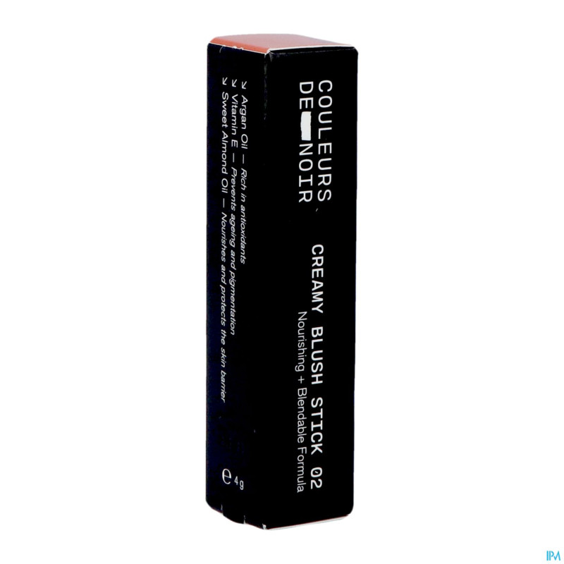 Couleurs de noir creamy blush stick 02 s. pink