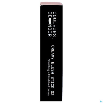 Couleurs de noir creamy blush stick 02 s. pink