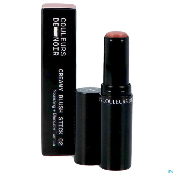 Couleurs de noir creamy blush stick 02 s. pink