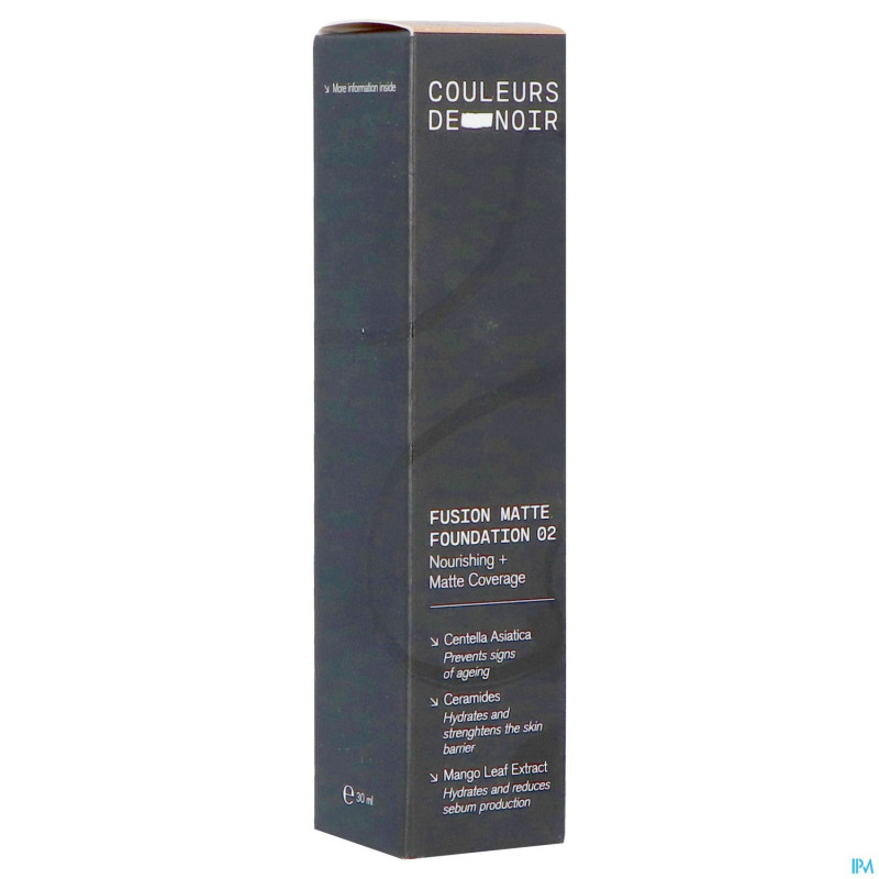 Couleurs de noir fus. matte fdt 02 c. ntrl 30ml