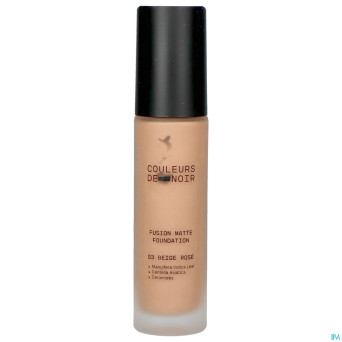 Couleurs de noir fus. matte fdt 03 b. rose 30ml