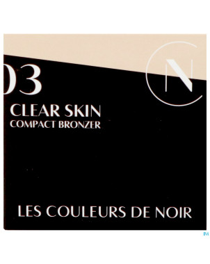 Couleurs de noir clear skin comp. bronzer 03 br.