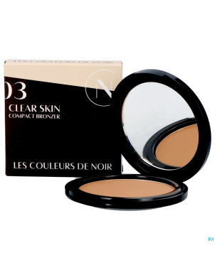 Couleurs de noir clear skin comp. bronzer 03 br.