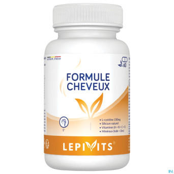 Lepivits formule cheveux    pot caps 60