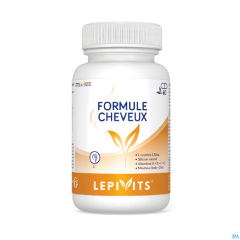 Lepivits formule cheveux    pot caps 60