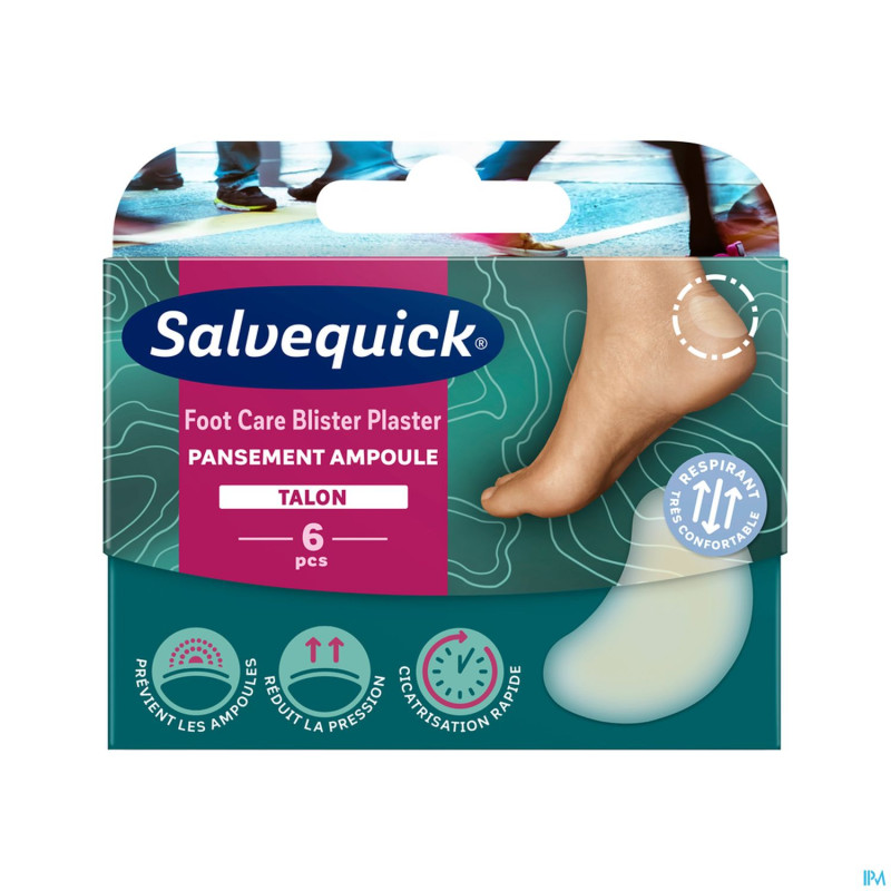 Salvequick pansements prevention talons    6