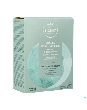 Laino argile pdr surfine verte    etui 300g